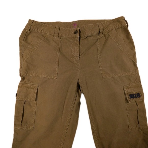 Brooks Brothers Pants - Brooks Brothers 1818 Women's 10 Olive Cargo Utility Pant Straight Pockets